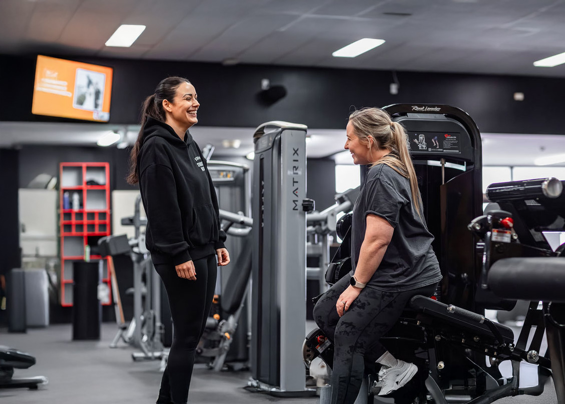 SN Lower Hutt - Staff and Gym Member Chatting