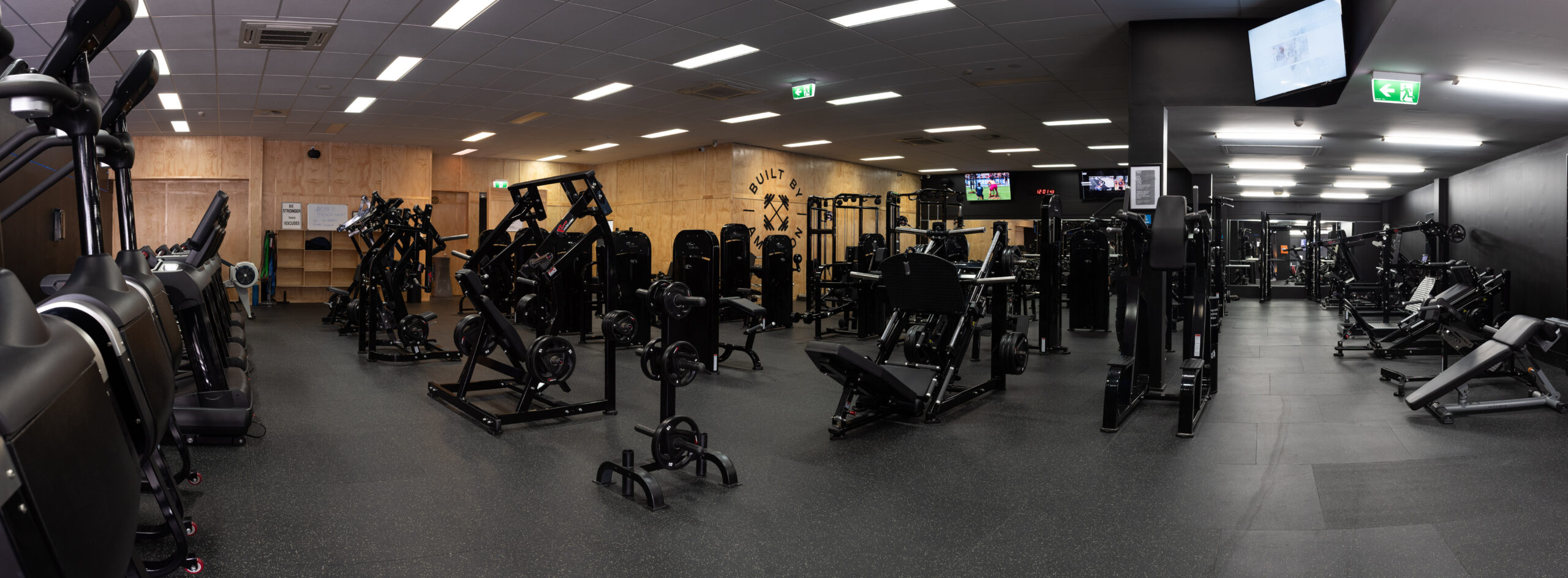 Strength Nation Lower Hutt - Gym Interior / Dumbell Rack